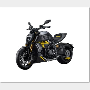 Diavel 1260S Illustration Posters and Art